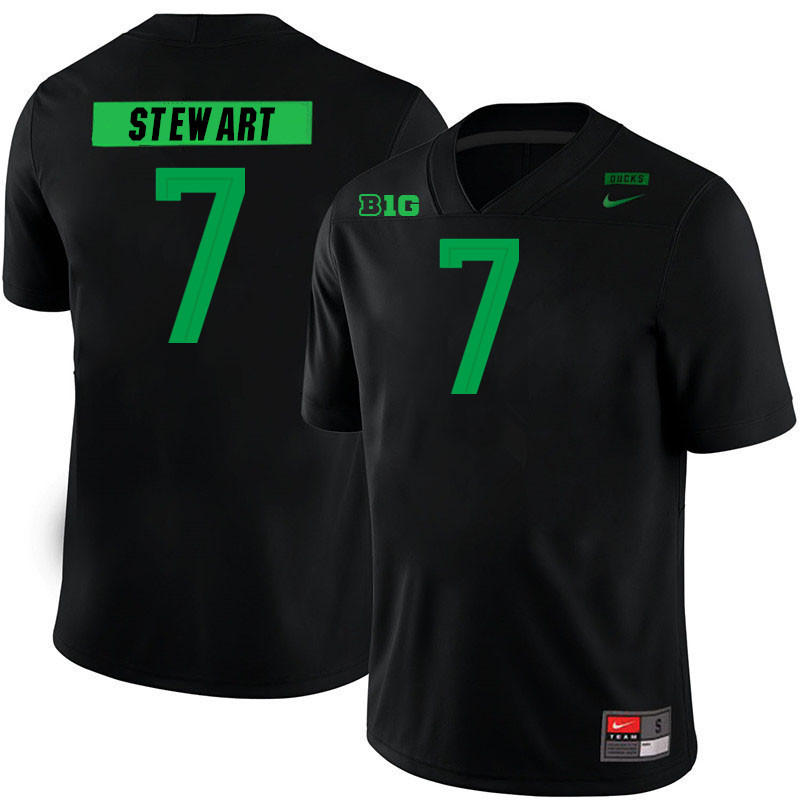 Evan Stewart Oregon Jersey,Oregon Ducks Football Uniforms Youth-Alternate Black